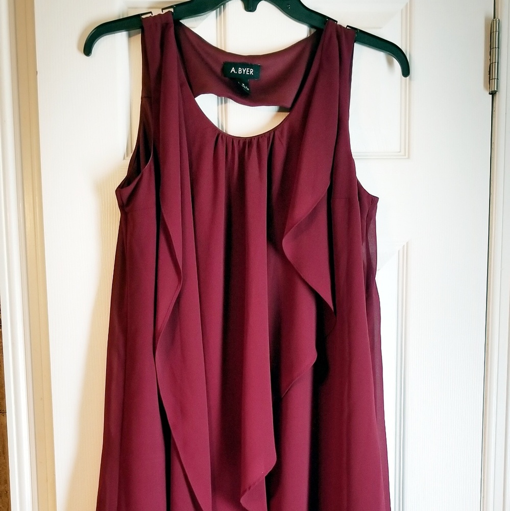 Burgandy tunic